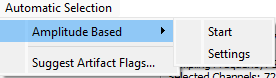 Automatic Selection Menu